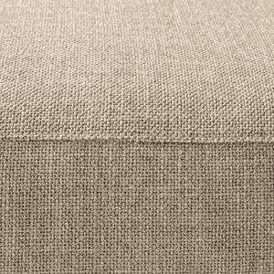 Gestoffeerde hocker WILLOWS Geweven stof Amila: Beige