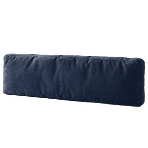 Coussin BERRIE Tissu - Tissu Milan : Bleu foncé - Largeur : 88 cm