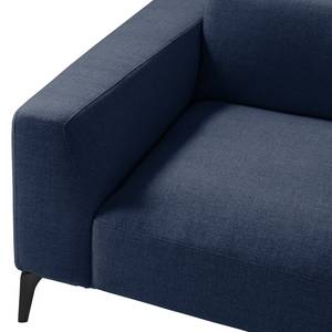 2-Sitzer Sofa BERRIE Webstoff - Webstoff Milan: Dunkelblau