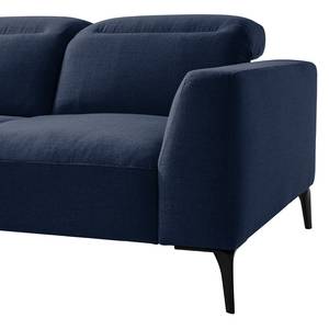 2-Sitzer Sofa BERRIE Webstoff - Webstoff Milan: Dunkelblau