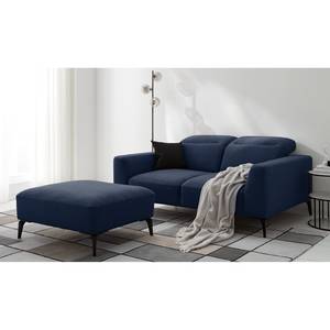 2-Sitzer Sofa BERRIE Webstoff - Webstoff Milan: Dunkelblau