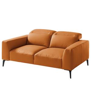 2-Sitzer Sofa BERRIE Echtleder - Echtleder Neto: Hellbraun