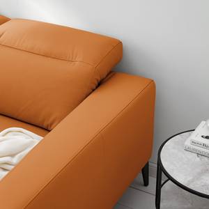 2-Sitzer Sofa BERRIE Echtleder - Echtleder Neto: Hellbraun