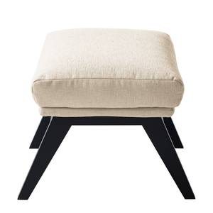 Repose-pieds MAROLS Tissu Saia: Beige - Noir