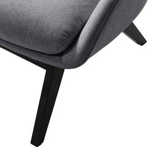 Fauteuil MAROLS Tissu Saia: Gris minéral - Noir