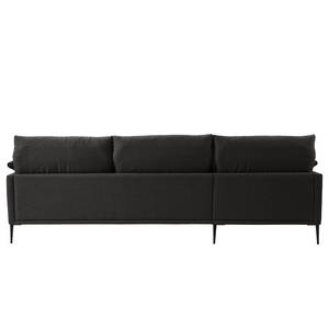 Ecksofa Lillian I Webstoff - Webstoff Milan: Anthrazit - Longchair davorstehend links