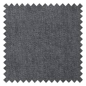 Canapé d’angle BERRIE méridienne courte Tissu Saia: Gris minéral - Largeur : 265 cm - Méridienne courte à gauche (vue de face)