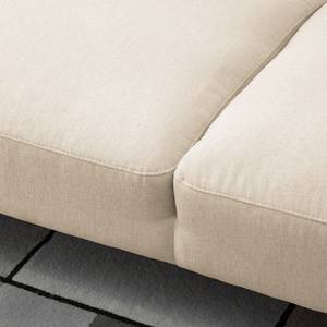 Ecksofa BERRIE mit Longchair Webstoff Saia: Beige - Breite: 265 cm - Longchair davorstehend links