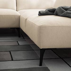 Ecksofa BERRIE mit Ottomane Webstoff Saia: Beige - Breite: 325 cm - Ottomane davorstehend rechts