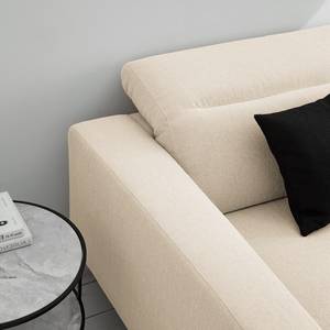 Ecksofa BERRIE mit Ottomane Webstoff Saia: Beige - Breite: 325 cm - Ottomane davorstehend rechts