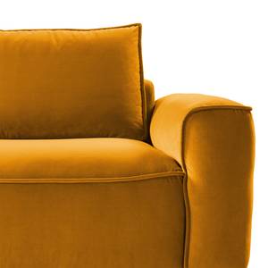 2,5-Sitzer Sofa BUCKLEY Samt Shyla: Orangegelb