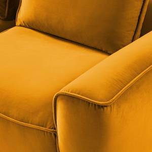 2,5-Sitzer Sofa BUCKLEY Samt - Samt Shyla: Orangegelb