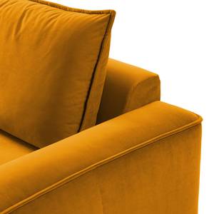 2,5-Sitzer Sofa BUCKLEY Samt Shyla: Orangegelb