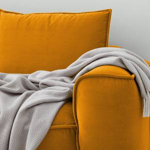 Canapé 2/3 places BUCKLEY Velours - Velours Shyla: Orange jaune