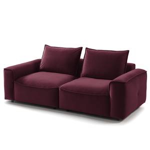 2,5-Sitzer Sofa BUCKLEY Samt - Samt Shyla: Aubergine