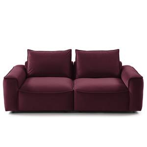 2,5-Sitzer Sofa BUCKLEY Samt - Samt Shyla: Aubergine