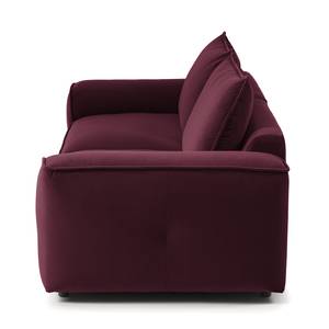 2,5-Sitzer Sofa BUCKLEY Samt Shyla: Aubergine