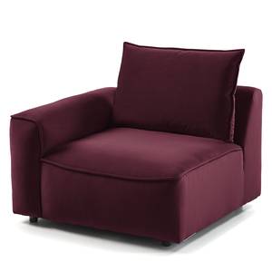 2,5-Sitzer Sofa BUCKLEY Samt - Samt Shyla: Aubergine