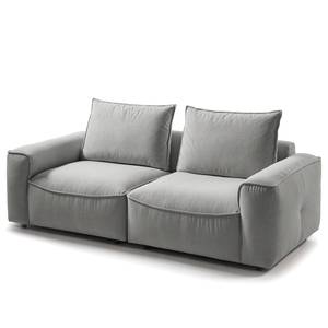 2,5-Sitzer Sofa BUCKLEY Webstoff Saia: Hellgrau