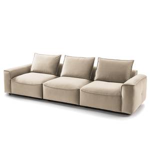 4-Sitzer Sofa BUCKLEY Samt Shyla: Beige