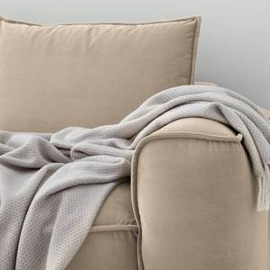 Divano a 4 posti BUCKLEY Velluto - Velluto Shyla: beige