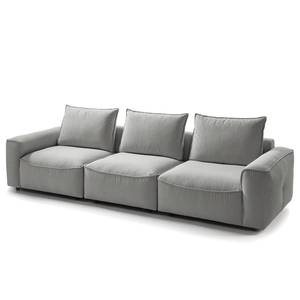 4-Sitzer Sofa BUCKLEY Webstoff Saia: Hellgrau