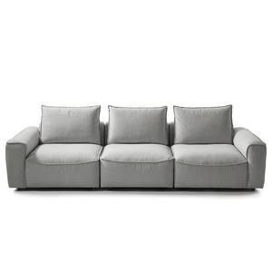 4-Sitzer Sofa BUCKLEY Webstoff Saia: Hellgrau