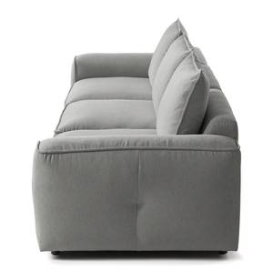 4-Sitzer Sofa BUCKLEY Webstoff - Webstoff Saia: Hellgrau