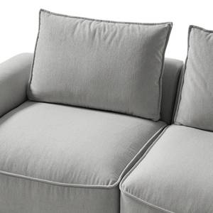 4-Sitzer Sofa BUCKLEY Webstoff Saia: Hellgrau