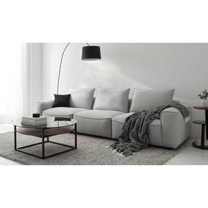 4-Sitzer Sofa BUCKLEY Webstoff Saia: Hellgrau