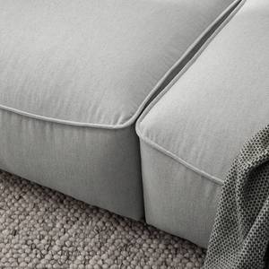 4-Sitzer Sofa BUCKLEY Webstoff Saia: Hellgrau