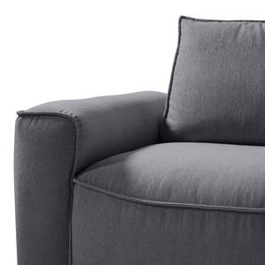 2,5-Sitzer Sofa BUCKLEY Webstoff - Webstoff Saia: Steingrau