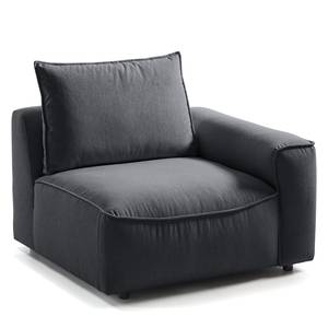 2,5-Sitzer Sofa BUCKLEY Webstoff Saia: Steingrau