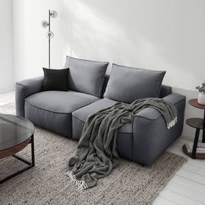 2,5-Sitzer Sofa BUCKLEY Webstoff - Webstoff Saia: Steingrau