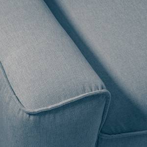 Divano a 2,5 posti BUCKLEY Tessuto - Tessuto Saia: blu jeans