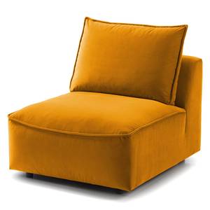 4-Sitzer Sofa BUCKLEY Samt - Samt Shyla: Orangegelb