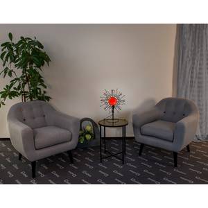 Tischleuchte Roxboro Polyester PVC / Stahl - 1-flammig