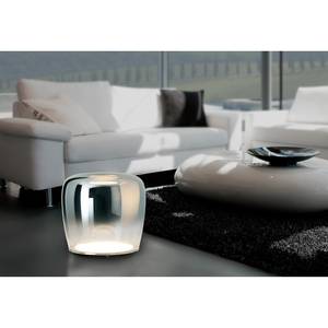 LED-Tischleuchte Smoky Spiegelglas / Stahl - 1-flammig