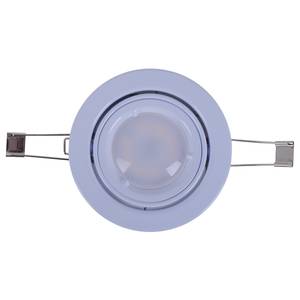 LED-Einbauleuchte Halcott (3er-Set) Aluminium - 3-flammig