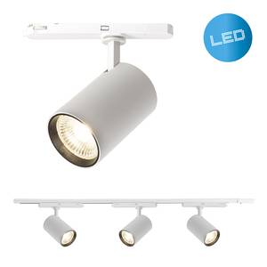 LED-plafondlamp Glover aluminium/aluminium - 1 lichtbron