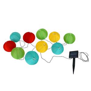 Kerstboomverlichting Lucerne polyester PVC - 10 lichtbronnen - Meerkleurig