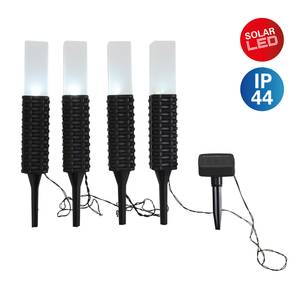 LED-grondspies Ripple (set van 4) polyester PVC - 4 lichtbronnen