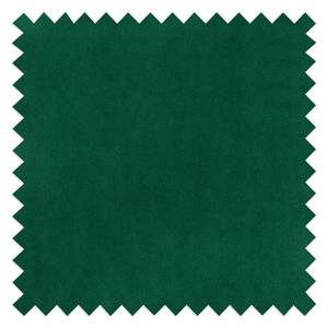 Divano panoramico BUCKLEY Velluto - Velluto Shyla: verde scuro - Orientato a sinistra