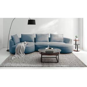 Bigsofa BUCKLEY Webstoff Saia: Denim - Ausrichtung links