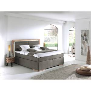 Boxspring Marcel II Grijs - 200 x 200cm - Tweepersoonsmatras H2/H4