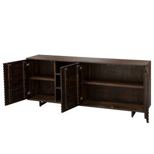 Dressoir Kirley III massief acaciahout - donker acaciahout