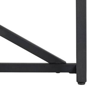 Banc Flox Placage en bois véritable / Métal -Chêne / Noir