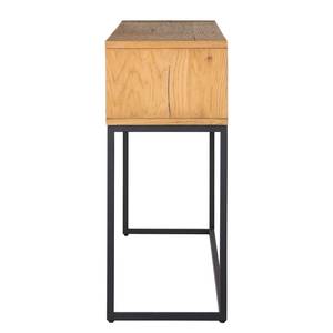 Console Flox Placage en bois véritable / Métal -Chêne / Noir