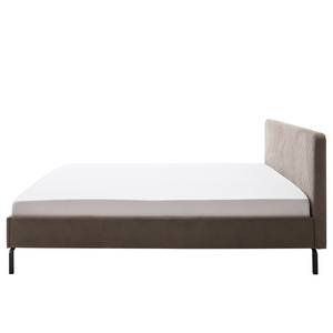 Gestoffeerd bed Nova Zwart - 186 x 92 x 210 cm