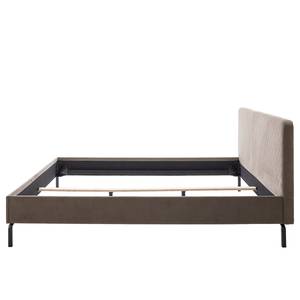 Gestoffeerd bed Nova Zwart - 186 x 92 x 210 cm